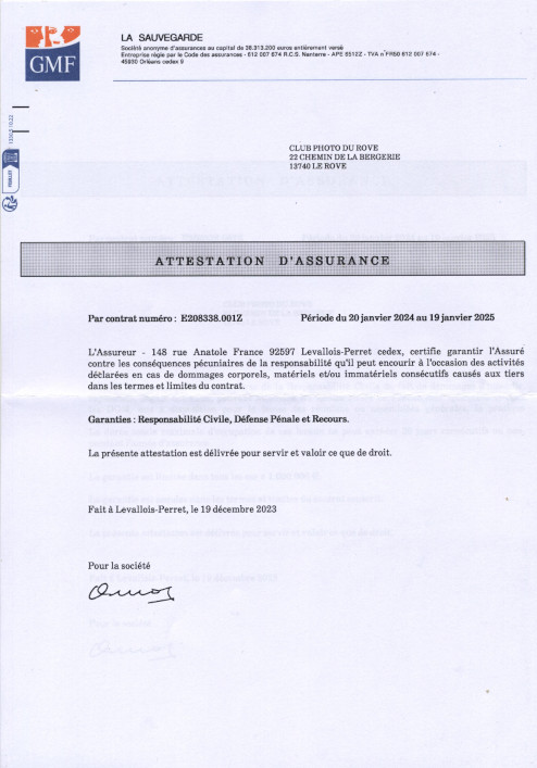 Assurance GMF 2024